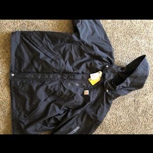 Brand new cartHart rain jacket & overalls